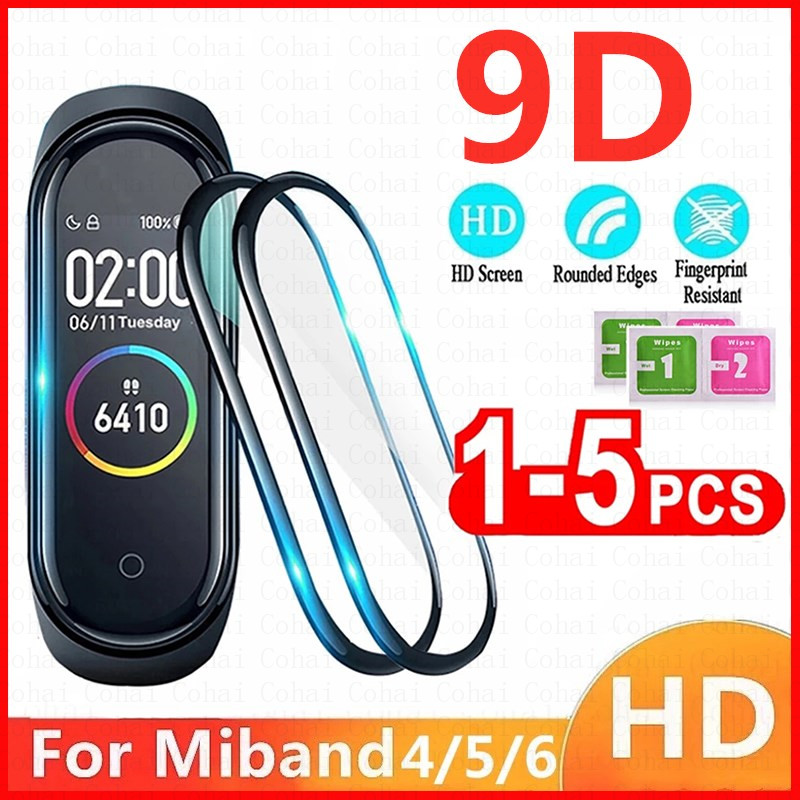 Health Wellness Bracelet - 9D Gehard Glas Voor Xiaomi Mi