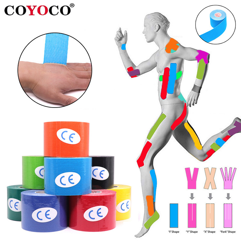 Sports Taping Precut - Breedte 2.5 cm-10 cm Kinesiologie Tape