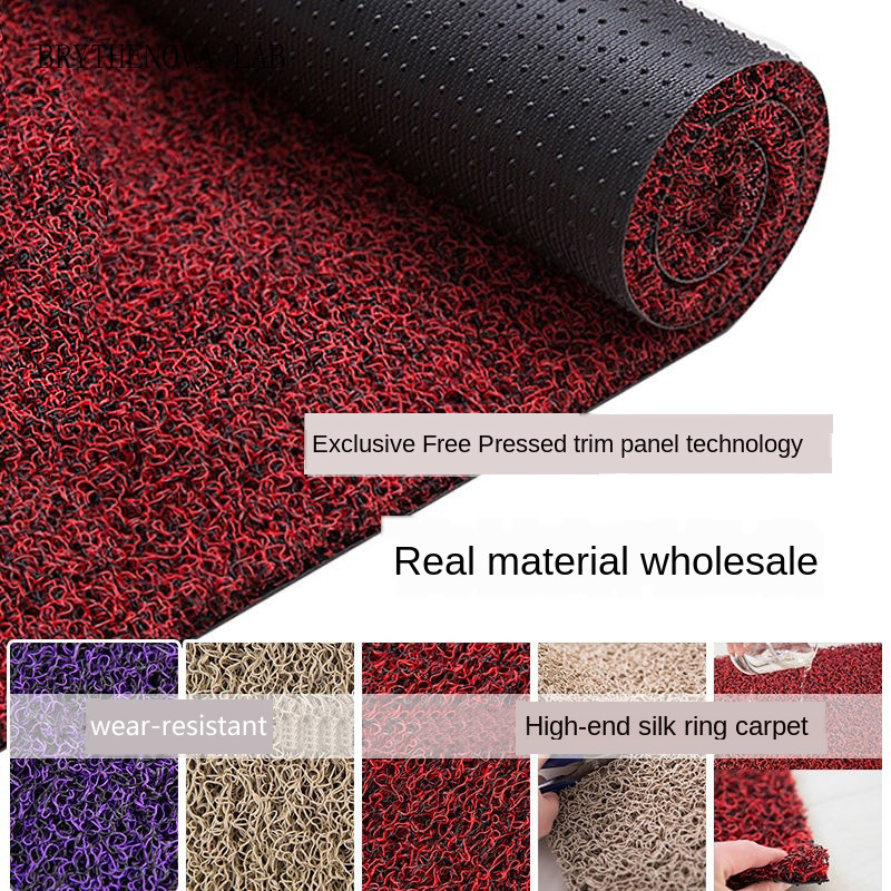 Bamboo Bath Mat - Antislip deurmat PVC zijde lus stofdicht