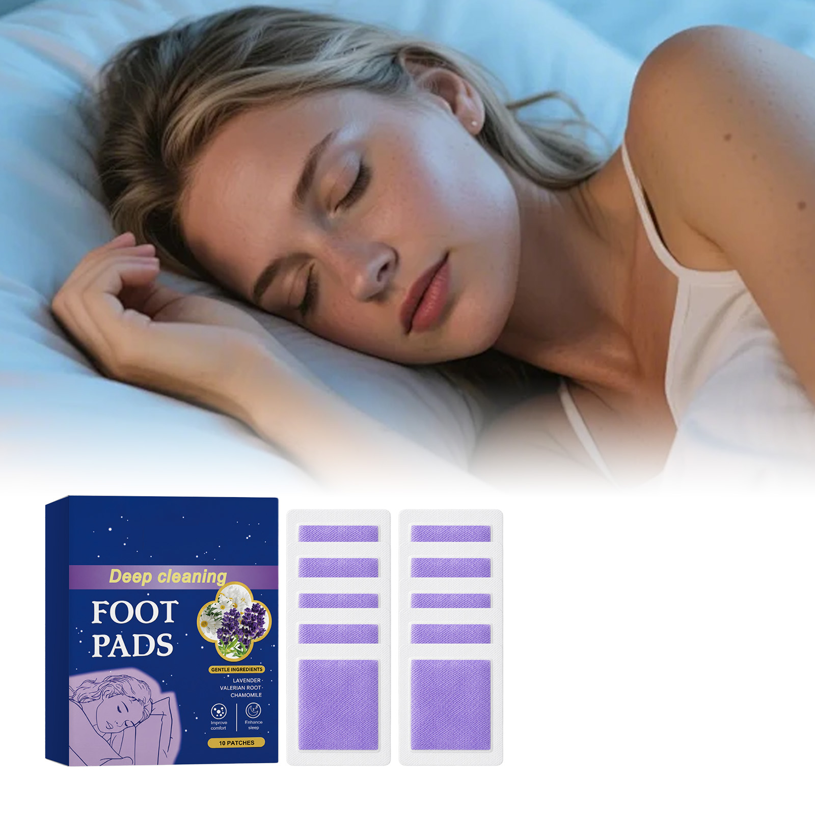 Detox Foot Patch - Diepe slaapvoetpleisters Verbeteren de droge, ruwe