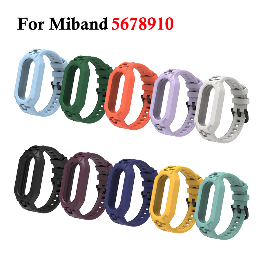 Health Wellness Bracelet - Siliconen band voor Xiaomi Mi Band