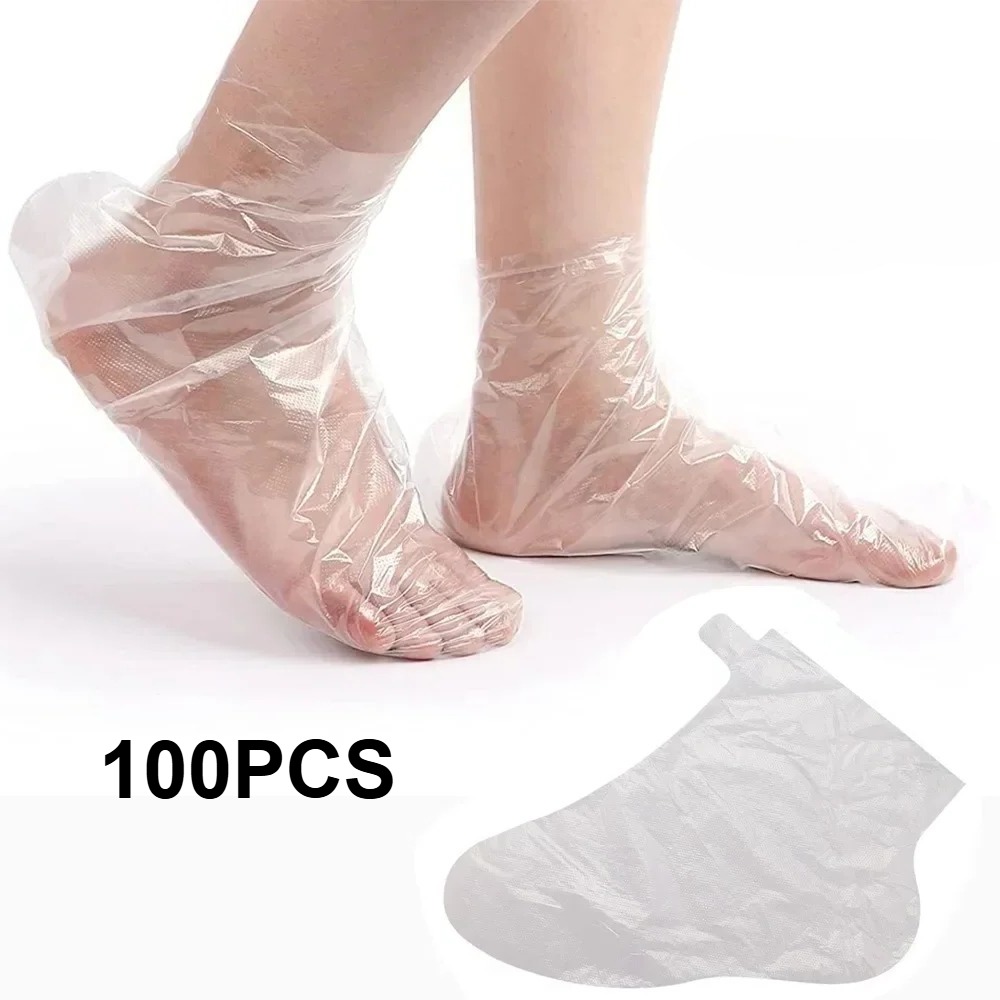 Detox Foot Patch - 100 stuks voetmaskerhoezen, wegwerpbaar, transparant PE,