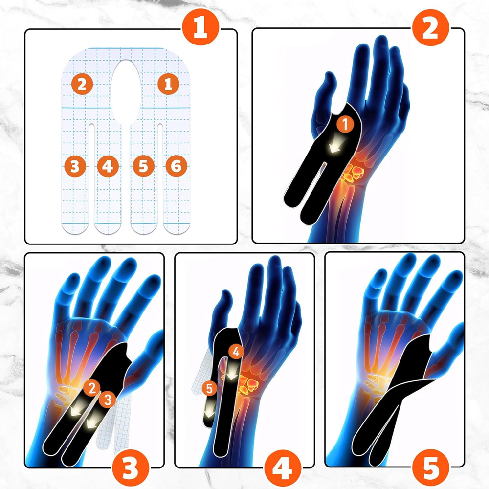 【5/10PCS] Voorgesneden polsban - Sports Taping Precut recensie en prijs