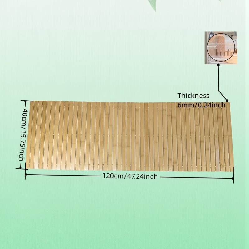 40 x 120 cm grote bamboe badma - Bamboo Bath Mat recensie en prijs
