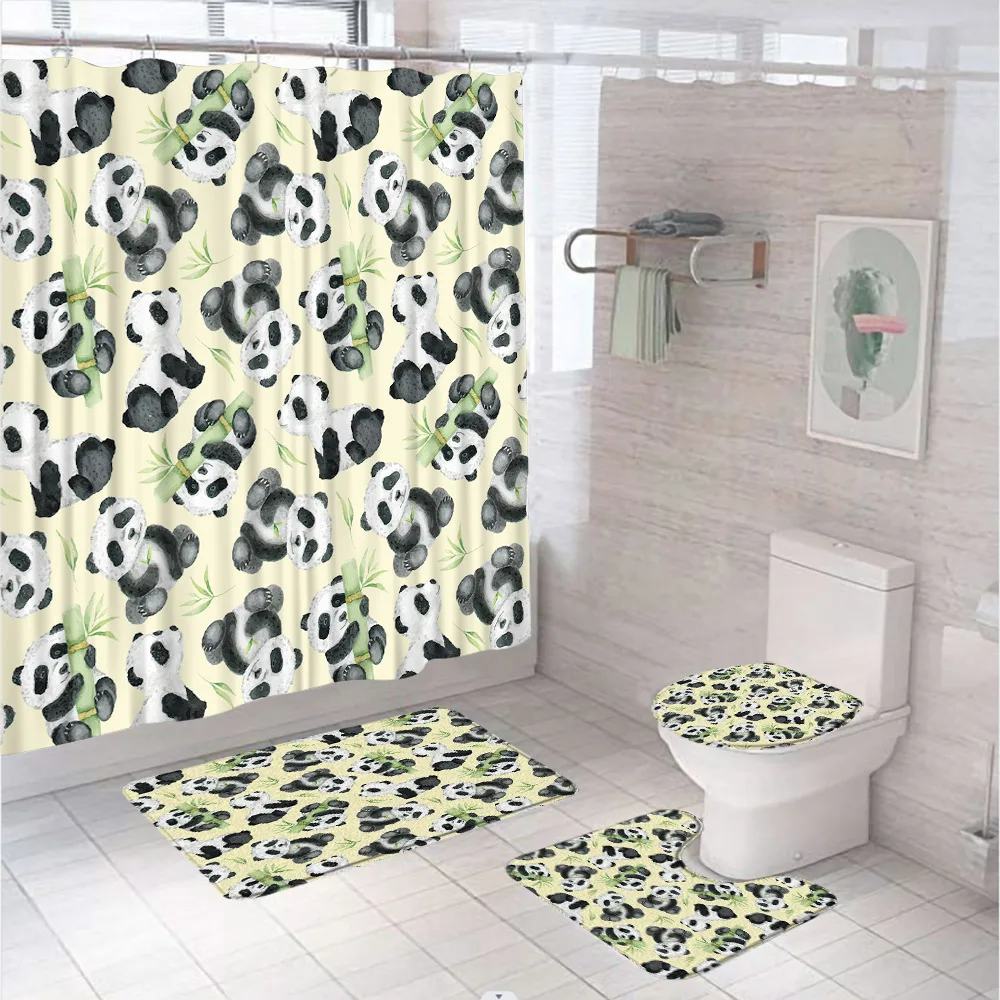 4Pc Aquarel Groene Bamboe Douc - Bamboo Bath Mat recensie en prijs