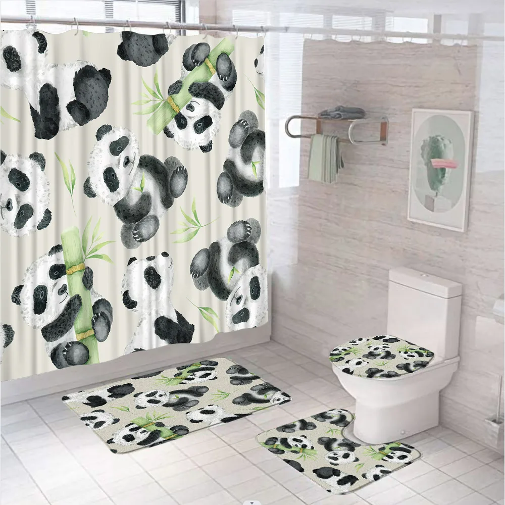 4Pc Aquarel Groene Bamboe Douc - Bamboo Bath Mat recensie en prijs