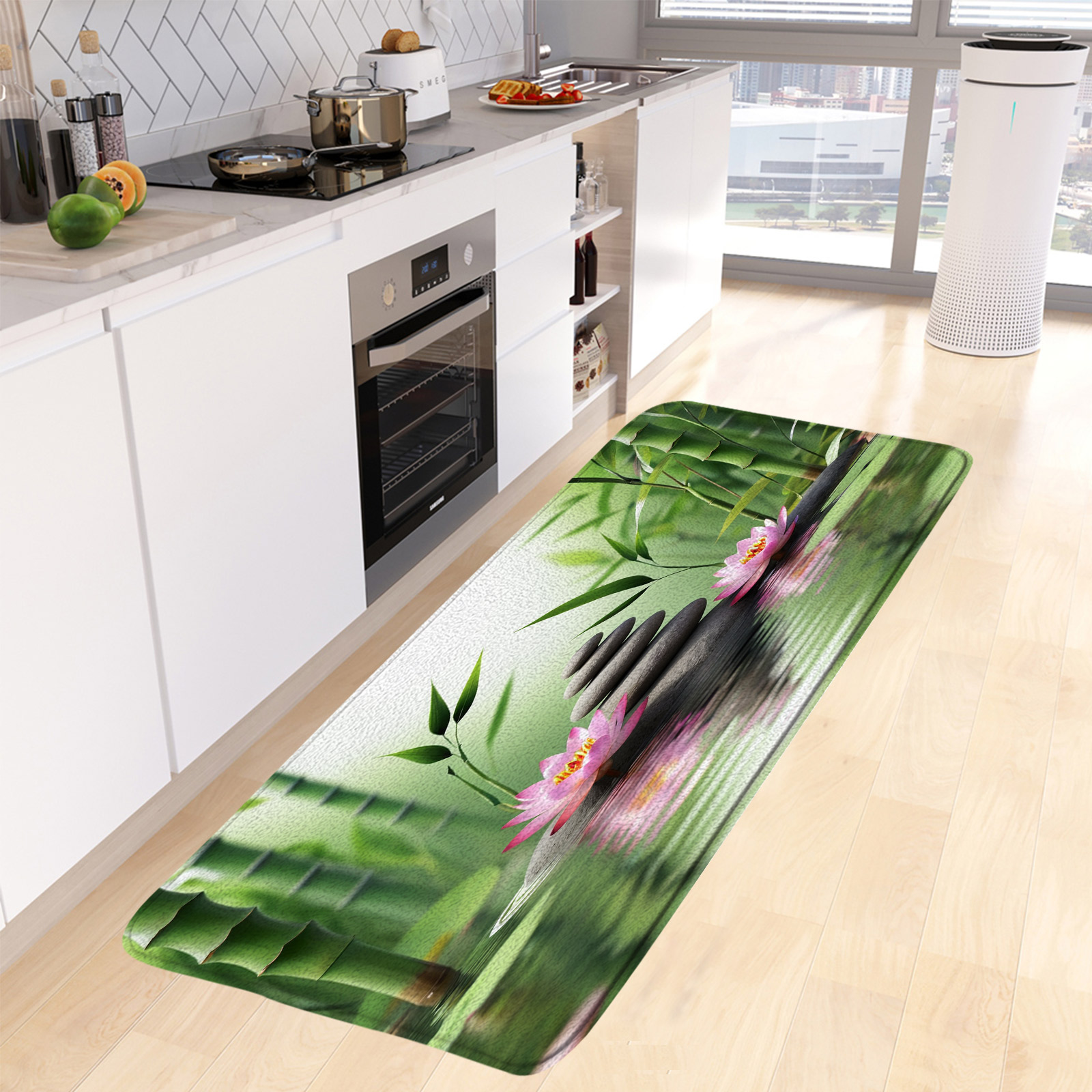 Zen Groene Bamboe Badmat Roze  - Bamboo Bath Mat recensie en prijs