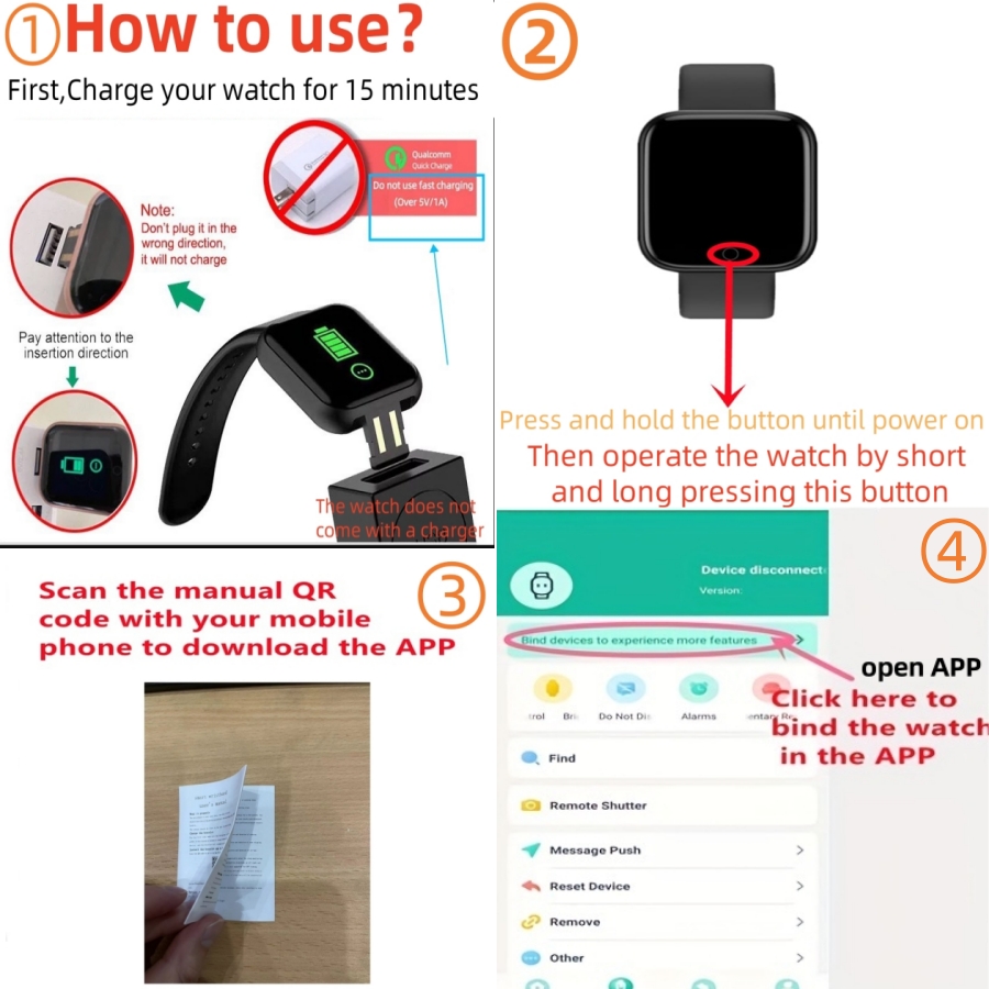 Sport Smartwatch Fitness Armba - Health Wellness Bracelet recensie en prijs