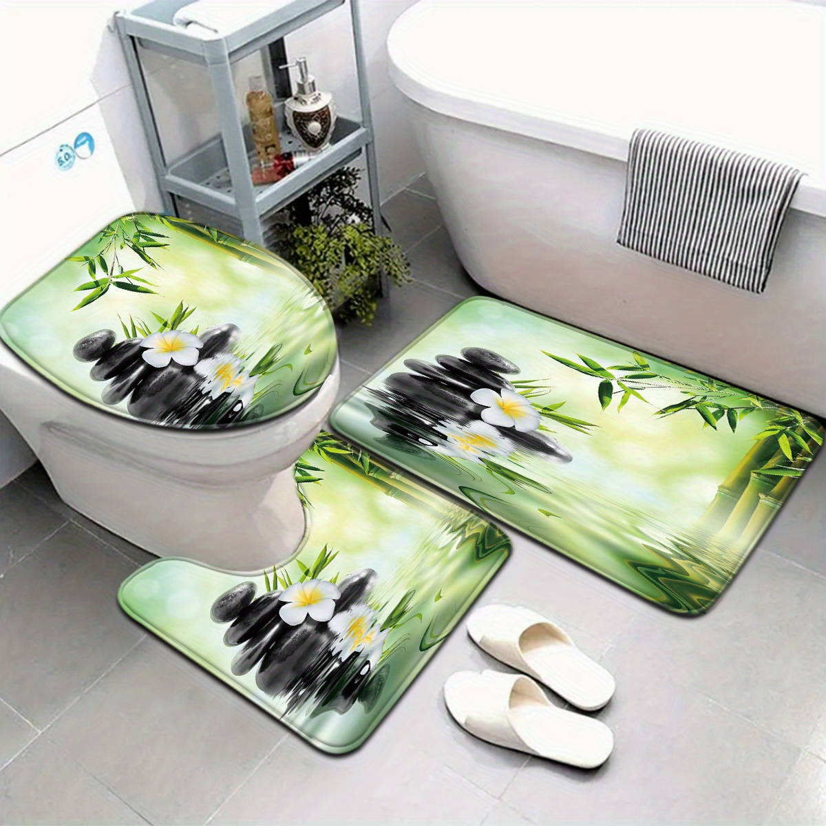 3-delige Chinese Bamboe Water  - Bamboo Bath Mat recensie en prijs