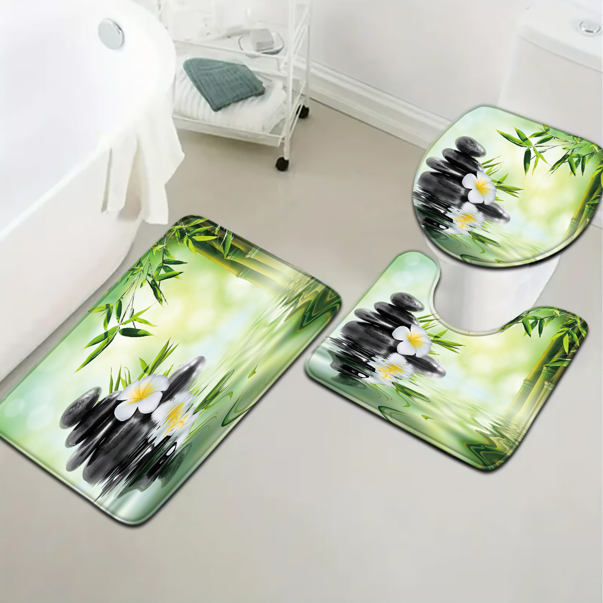 3-delige Chinese Bamboe Water  - Bamboo Bath Mat recensie en prijs