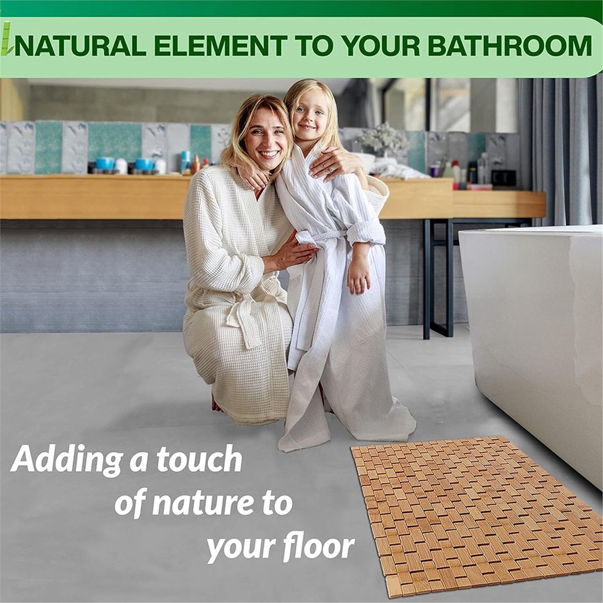NOCM Bamboe Badmat - Opvouwbar - Bamboo Bath Mat recensie en prijs