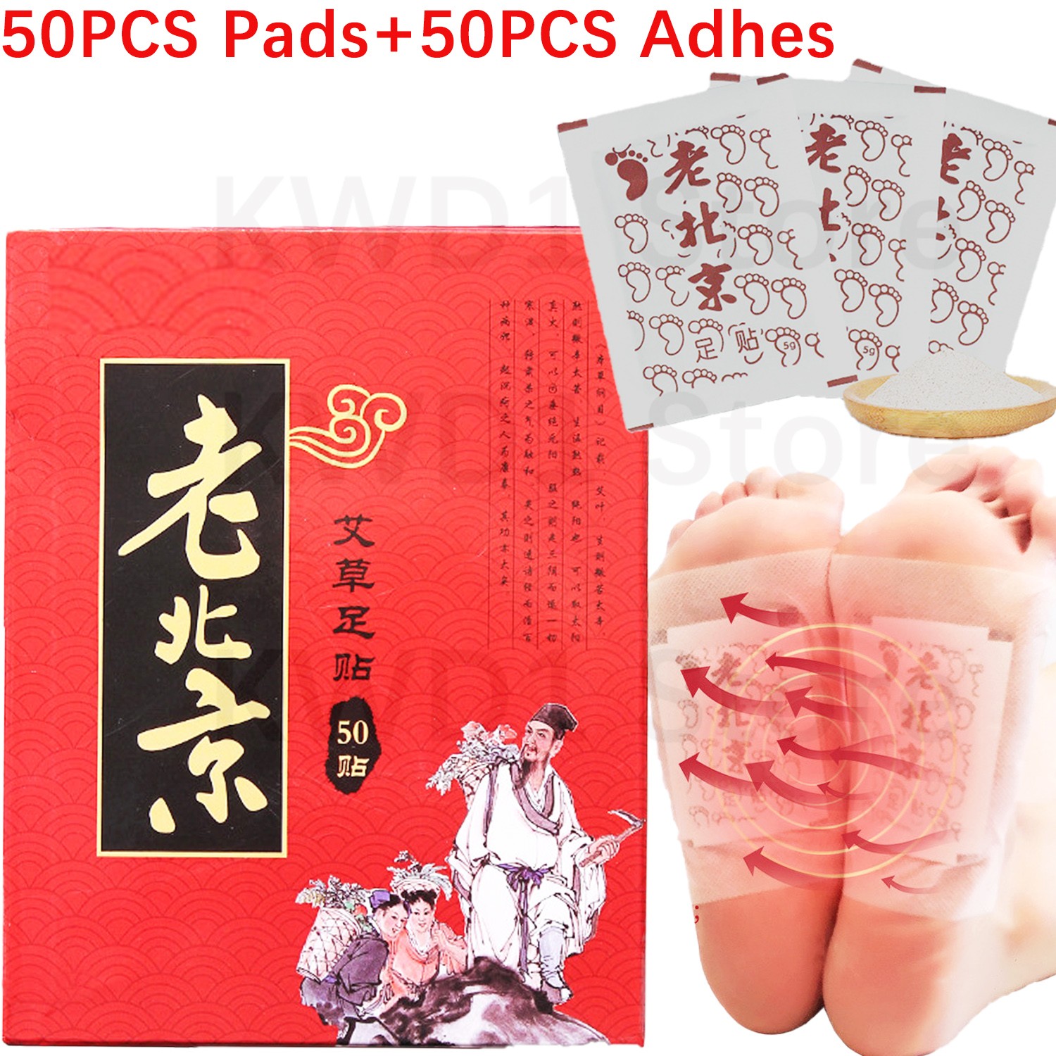 50 Stuks Pads + 50 Stuks Detox - Detox Foot Patch recensie en prijs