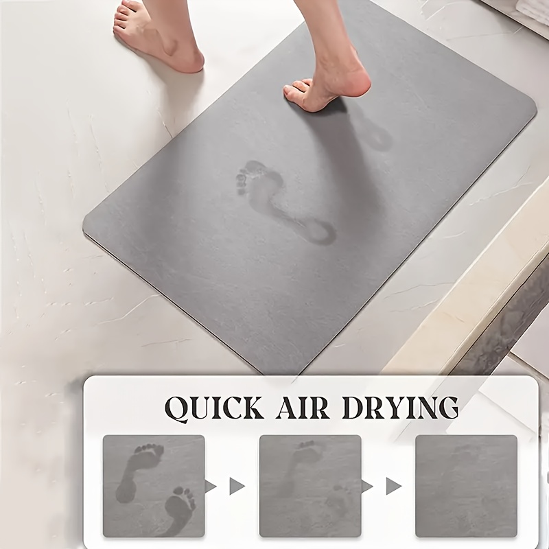 Vierkante diatomeeënaarde badm - Bamboo Bath Mat recensie en prijs