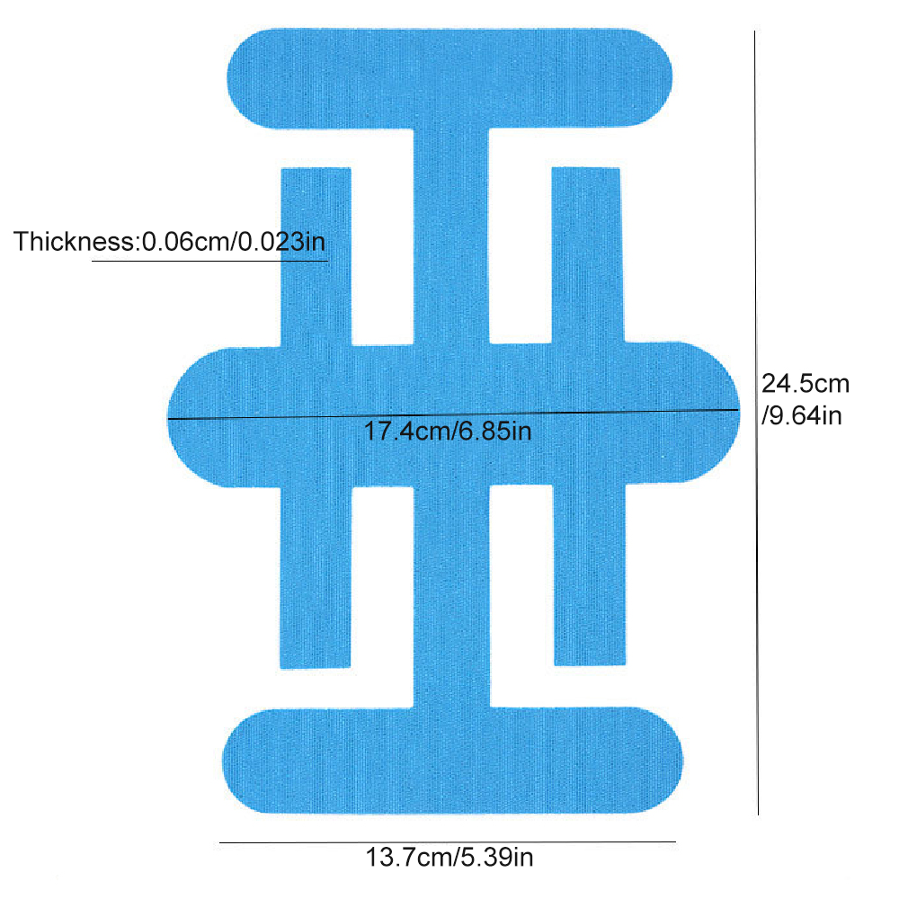10 stuks voorgeknipte kinesiol - Sports Taping Precut recensie en prijs