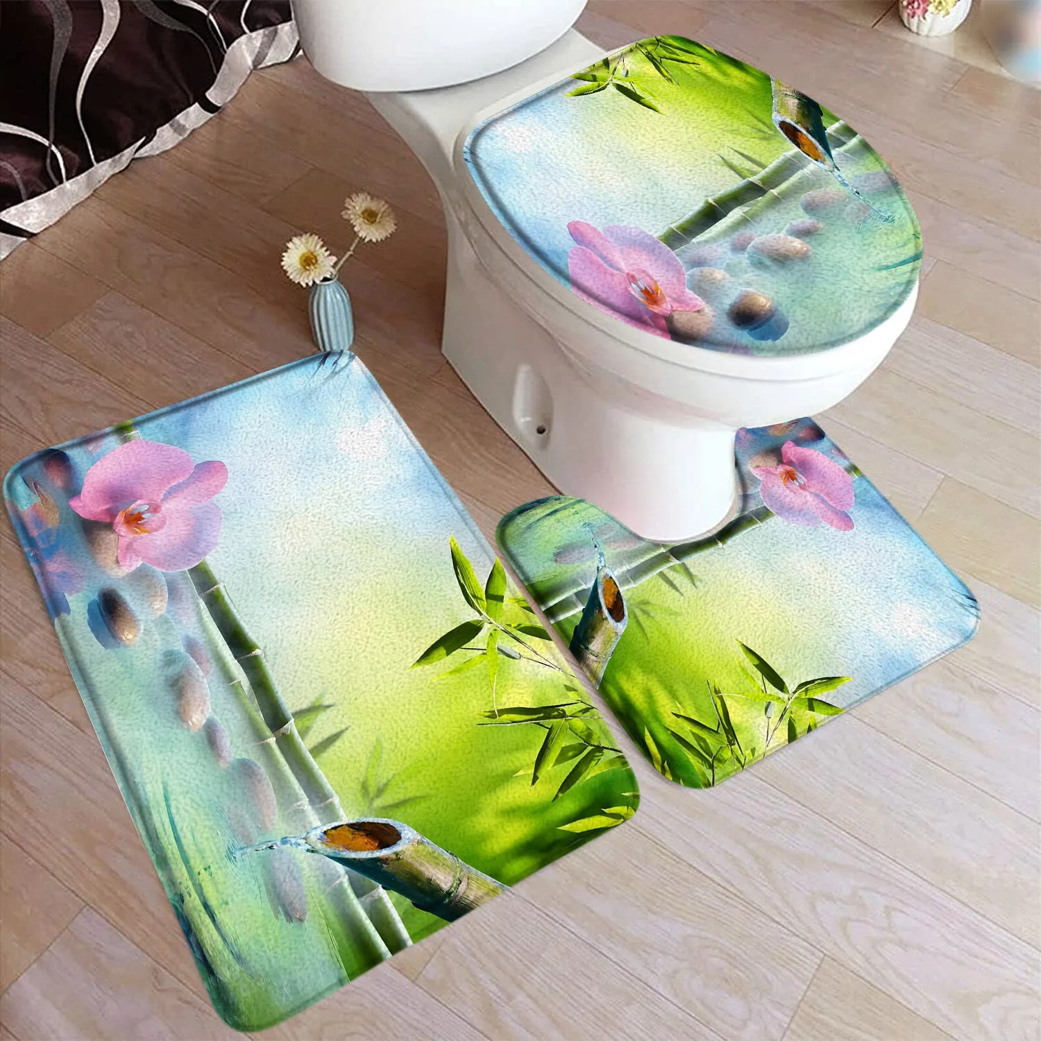 Zen Groene Bamboe Badmattenset - Bamboo Bath Mat recensie en prijs