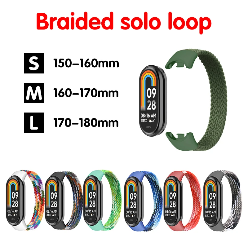 Band voor Mi band 7 8 6 5 Nylo - Health Wellness Bracelet recensie en prijs